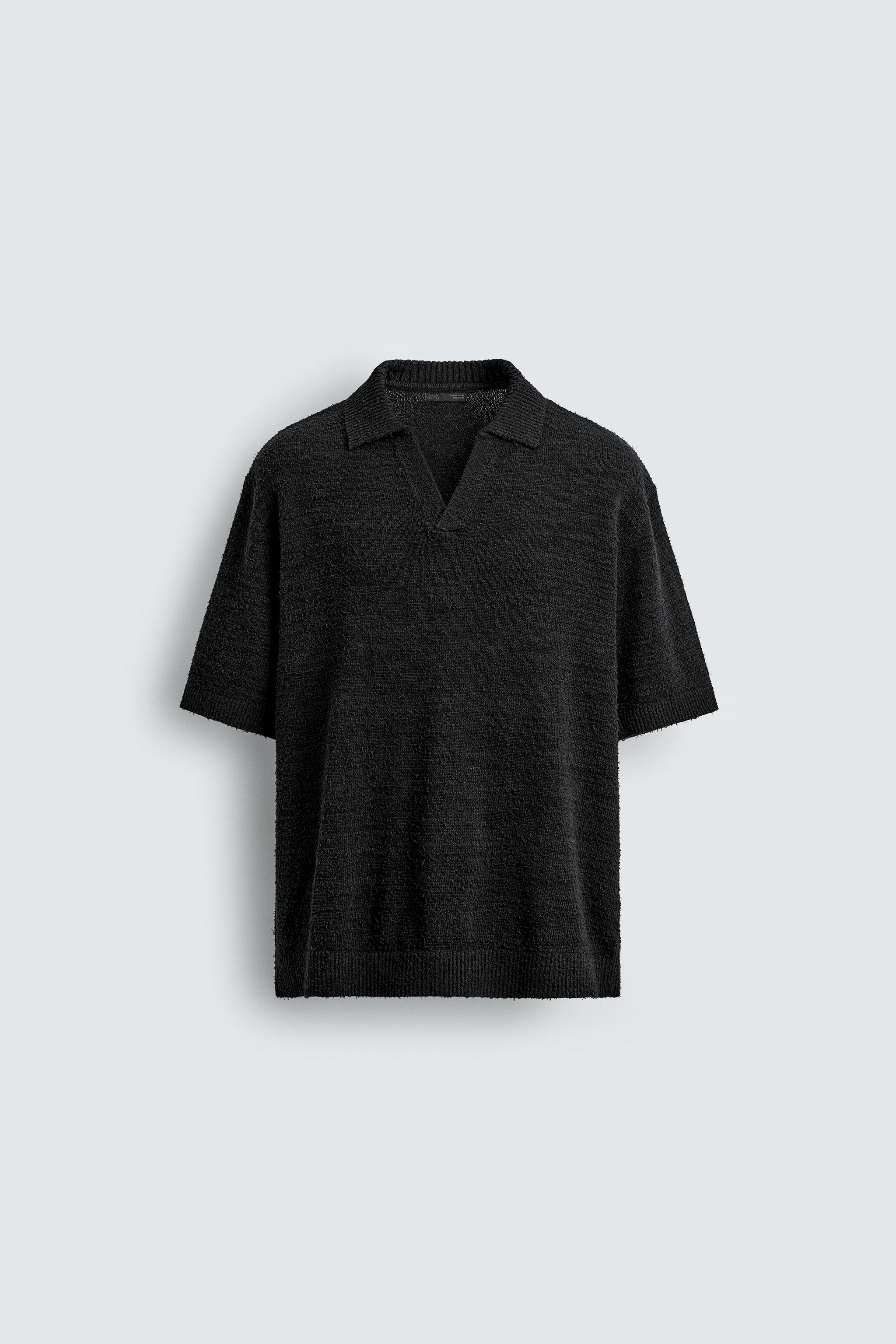 POLO EN MAILLE TEXTURÉE RELAXED FIT